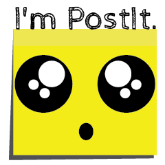 [LINEスタンプ] Postit