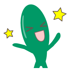 [LINEスタンプ] green mame man