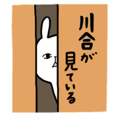 [LINEスタンプ] 全国の【川合】さんのためのスタンプ