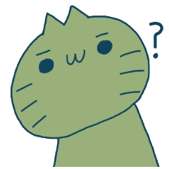 [LINEスタンプ] double green's cat