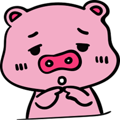 [LINEスタンプ] Piggy MooMoo