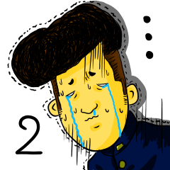 [LINEスタンプ] 先輩と後輩2