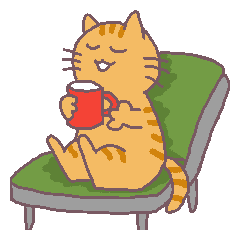 [LINEスタンプ] ネコの茶トラ親子