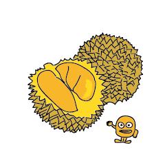 [LINEスタンプ] Durian fruit