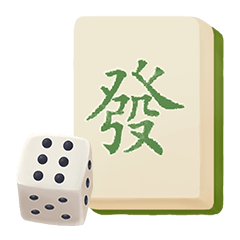 [LINEスタンプ] Chocolate-Mahjong＆Dice1