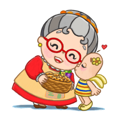 [LINEスタンプ] Fruity Pie's Sweet Talk -Warm winter-