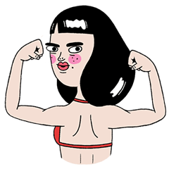 [LINEスタンプ] Nanny the 30s