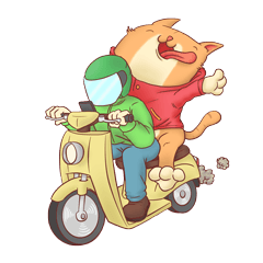 [LINEスタンプ] Keket Metropolitan Cat