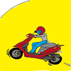 [LINEスタンプ] motorcycle