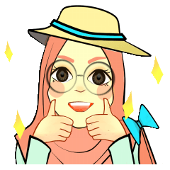 [LINEスタンプ] Miki (Hijab Girl)