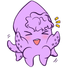 [LINEスタンプ] Francesco the timid septopus