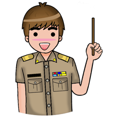 [LINEスタンプ] Handsome teacher