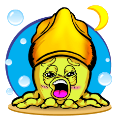 [LINEスタンプ] Octopus Chibi Cute