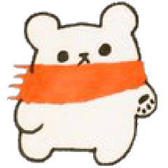 [LINEスタンプ] しろくまふらーの画像（メイン）