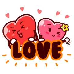 [LINEスタンプ] Love Hearts