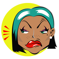 [LINEスタンプ] Mrs.MooYor 