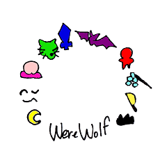 [LINEスタンプ] 人狼ゲーム【小説メンバー】
