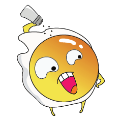 [LINEスタンプ] Lovely Fried Eggs like Discovery