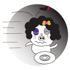 [LINEスタンプ] Old Lady Little Pigs Daily