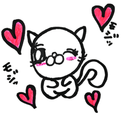[LINEスタンプ] キュートなにゃんこ