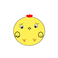 [LINEスタンプ] chicken lady