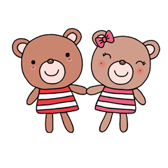 [LINEスタンプ] Bears in mind