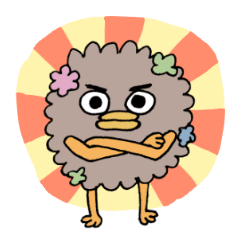 [LINEスタンプ] ホコリ先輩とホコリ達