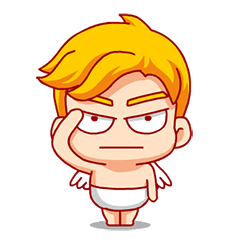 [LINEスタンプ] Naughty Cupid