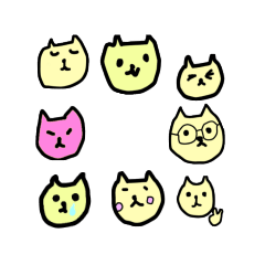 [LINEスタンプ] にゃっぴー