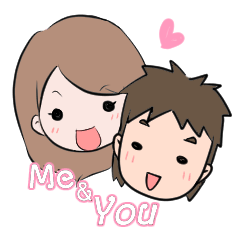 [LINEスタンプ] Me＆You Story