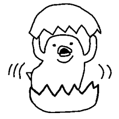 [LINEスタンプ] かわいいヒヨコ