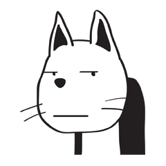 [LINEスタンプ] The Ghost Cat