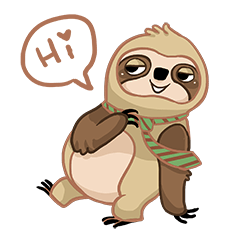 [LINEスタンプ] President sloth