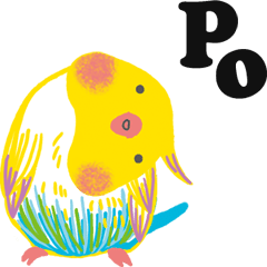 [LINEスタンプ] Po Po Po birdsの画像（メイン）