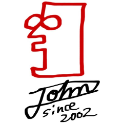 [LINEスタンプ] John's lateral face！！ 