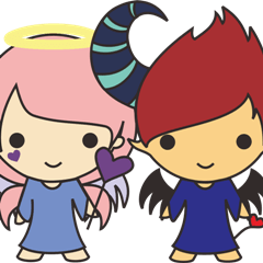 [LINEスタンプ] Beel and Ana 