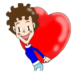 [LINEスタンプ] Fu -kun love story