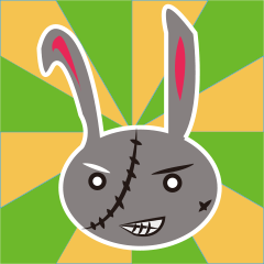 [LINEスタンプ] CRaSH RaBBiT