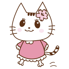 [LINEスタンプ] ぶりっ子Satoiにゃん