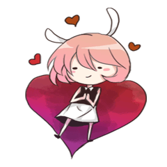 [LINEスタンプ] Ah Ah rabbit