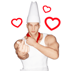 [LINEスタンプ] Hot ＆ spicy guy