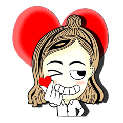 [LINEスタンプ] Girl Student Story