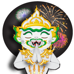 [LINEスタンプ] Hanuman (English Version)
