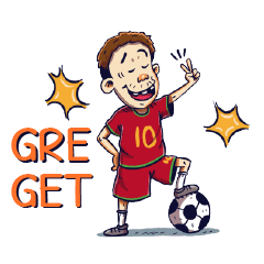 [LINEスタンプ] indonesian funny soccer stickers