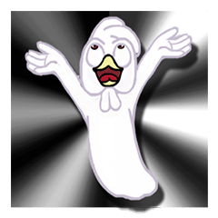 [LINEスタンプ] G-Cute ghost Animationの画像（メイン）
