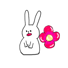 [LINEスタンプ] なごみうさぎの日常生活