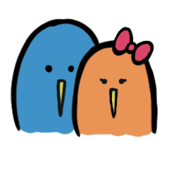 [LINEスタンプ] cocky birds 3