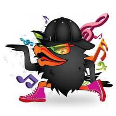 [LINEスタンプ] The Crow Black