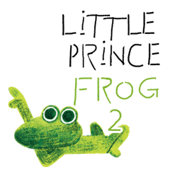 [LINEスタンプ] 6-9 / Little Prince Frog-Finn 2