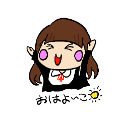 [LINEスタンプ] 元気な鈴木ちゃん
